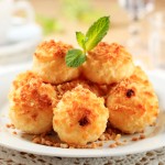 home remedies & recipes- coconut lemon macaroon & how to clean your wooden cutting board
