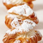 easy-desserts-recipes-cookie-topped-cream-puffs-profiteroles-choux-cream-puffs-